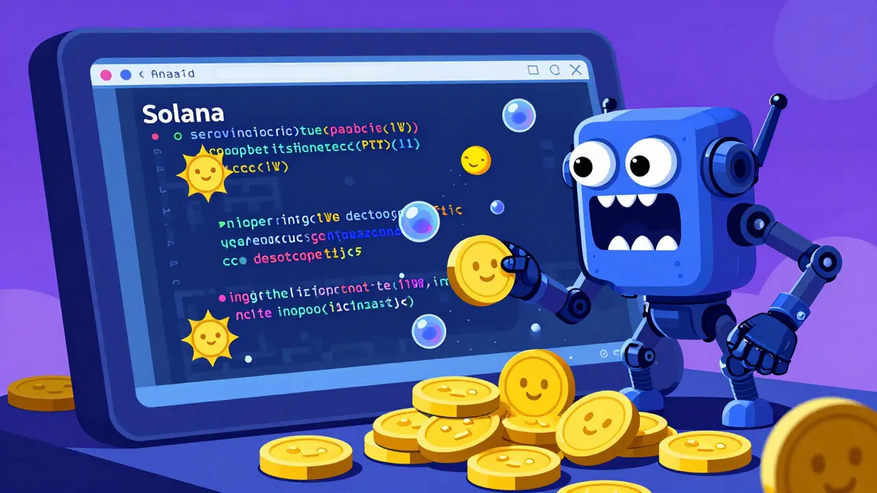 Animated sniper bots confused by multiple contract addresses on Solana