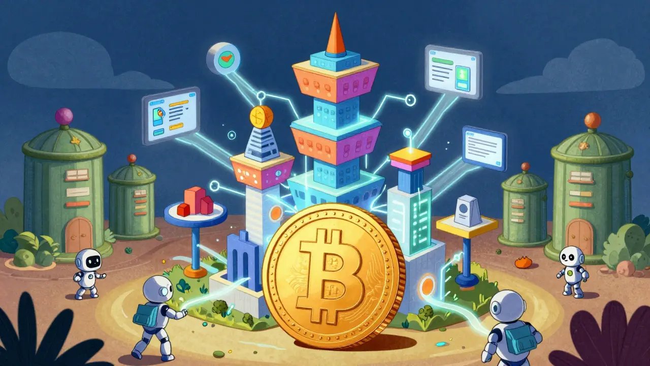 Bitcoin foundation supporting new DeFi skyscrapers and data layers