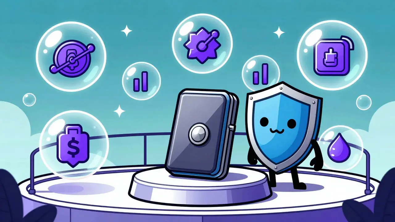 Secure hardware wallet and regulated crypto sandbox scene